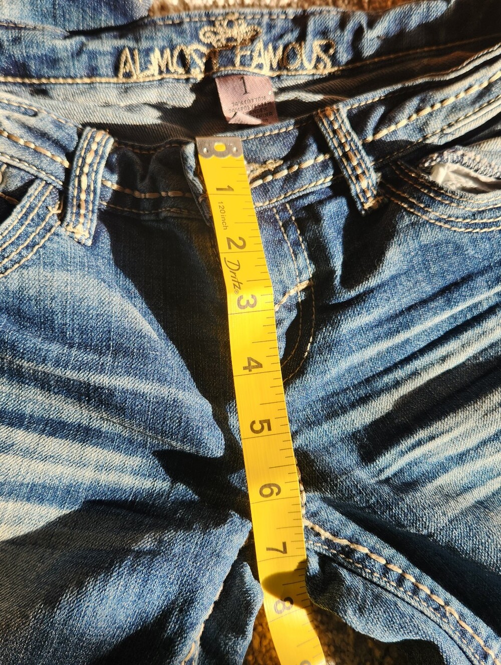 Almost Famous Women's Blue Jeans - Picture 9 of 10